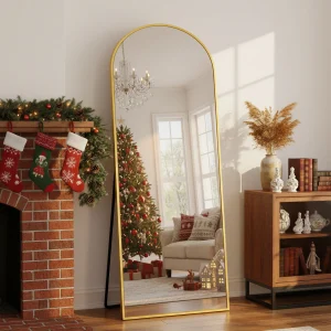Arch Floor Mirror, 58"x18" Full Length Mirror