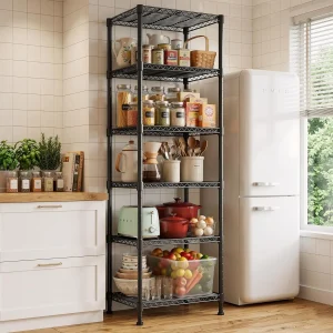 6-Tier Metal Shelving Unit Storage Shelves