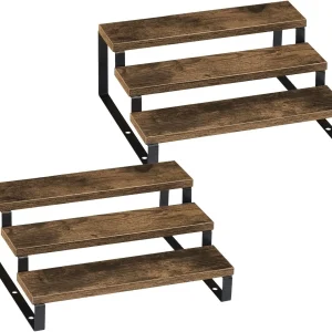 3-Tier Wooden Spice Rack Organizer for Cabinet