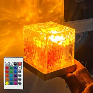 Aurora Light Ocean Wave Projector 16Color RGB Auto Rotate Ambient Light