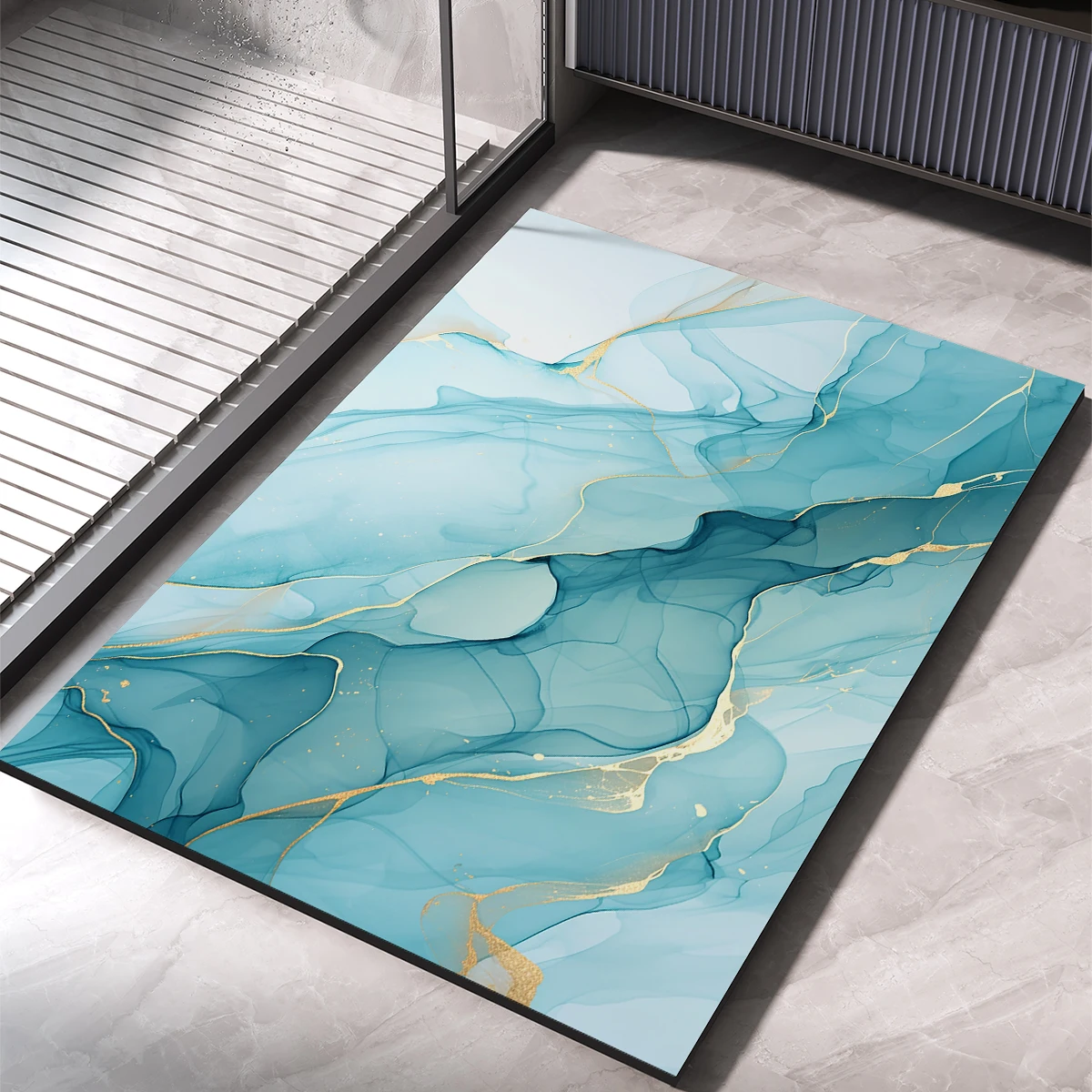 Luxury Bath Mat Bathroom Rug Super Absorbent Foot Floor Mats Quick Dry Non-Slip Shower - Image 13