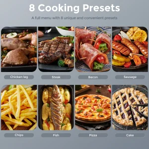 8-in-1 Air Fryer 6 Qt, Premium Ceramic Coating, Precise Heating for Even Results - Thumbnail Image 4