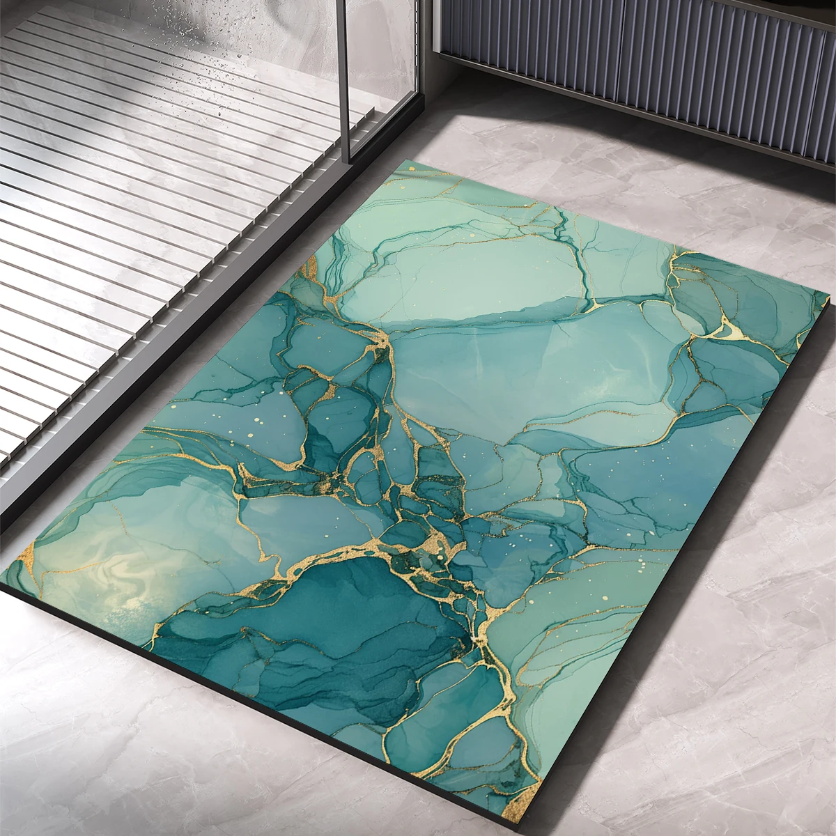 Luxury Bath Mat Bathroom Rug Super Absorbent Foot Floor Mats Quick Dry Non-Slip Shower - Image 14