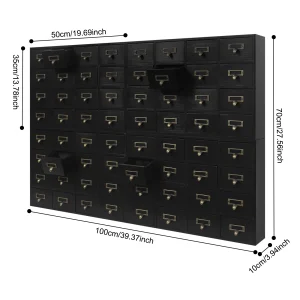 64 Drawer Storage Cabinet 4 Sets Combination Practical Multi Compartment Design - Thumbnail Image 10