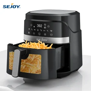 8-in-1 Air Fryer 6 Qt, Premium Ceramic Coating, Precise Heating for Even Results