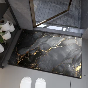 Luxury Bath Mat Bathroom Rug Super Absorbent Foot Floor Mats Quick Dry Non-Slip Shower
