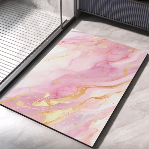 Luxury Bath Mat Bathroom Rug Super Absorbent Foot Floor Mats Quick Dry Non-Slip Shower - Thumbnail Image 10