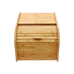 15kg Bamboo Rice Container Large Capacity Grain Storage Box Airtight Dry Food Bin - Thumbnail Image 7