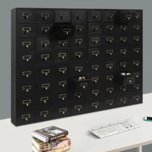 64 Drawer Storage Cabinet 4 Sets Combination Practical Multi Compartment Design - Thumbnail Image 3