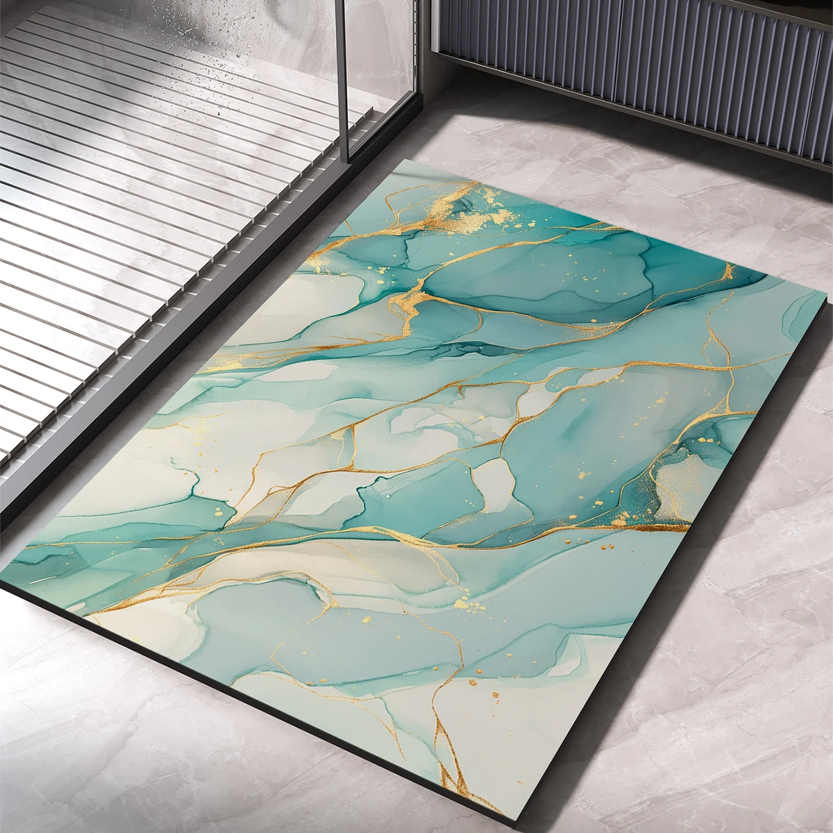 Luxury Bath Mat Bathroom Rug Super Absorbent Foot Floor Mats Quick Dry Non-Slip Shower - Image 8
