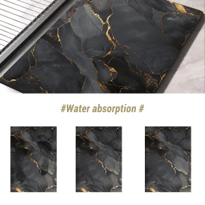 Luxury Bath Mat Bathroom Rug Super Absorbent Foot Floor Mats Quick Dry Non-Slip Shower - Thumbnail Image 5