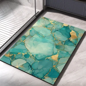Luxury Bath Mat Bathroom Rug Super Absorbent Foot Floor Mats Quick Dry Non-Slip Shower - Thumbnail Image 12