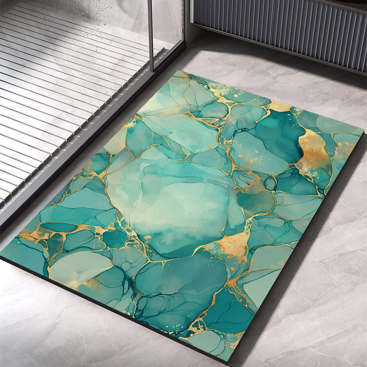 Luxury Bath Mat Bathroom Rug Super Absorbent Foot Floor Mats Quick Dry Non-Slip Shower - Image 12