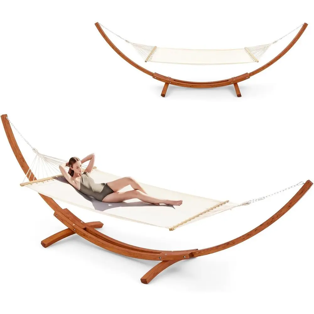 13 T Hammock with Stand, Heavy Duty Hammock Stand, 2 Person Heavy Large Hammock - Image 1